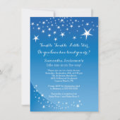 ブルースターモダンボーイズ赤ちゃんシャワー招待状 招待状 (正面)