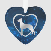 ブルースターライツグレートダーンドッグオーナメント オーナメント (正面)