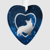 ブルースターライツコルギドッグオーナメント オーナメント (正面)