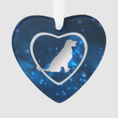 ブルースターライツゴールデンレトリバーオーナメント オーナメント (正面)