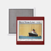 ブルースターライン南米 マグネット (正面/裏面)