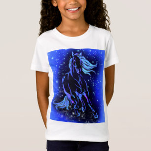 ブルースターランニングリー・ナイトの馬Tシャツ Tシャツ
