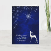 ブルースターリーナイトクリスマスカード シーズンカード (正面)