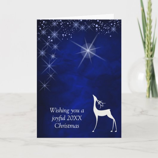 ブルースターリーナイトクリスマスカード シーズンカード (正面)