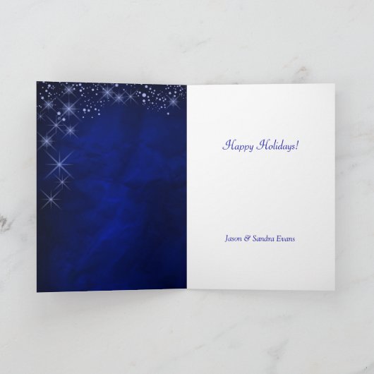 ブルースターリーナイトクリスマスカード シーズンカード (内部)