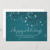 ブルースターリーナイト企業のホリデーカード シーズンカード (正面/裏面)