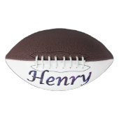 ブルースターリーヘンリーの名前、サッカー アメリカンフットボール (正面)