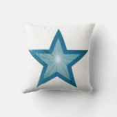 ブルースター印刷装飾用クッションの正方形（白） クッション (裏面)