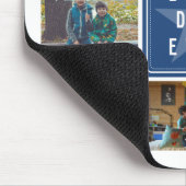 ブルースター最高のパパEver Photo Collage マウスパッド (コーナー)