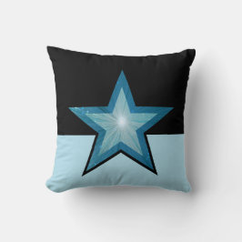 ブルースター装飾用クッションスクエア淡い色のブルブラック クッション