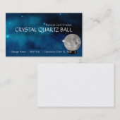 ブルースター銀河系霊気ヒーリングクリスタル 名刺 (正面/裏面)