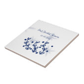 ブルースター離れズラグジュア王室のリーブライダルシャワー タイル (側面)