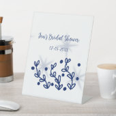 ブルースター離れズラグジュア王室のリーブライダルシャワー 台座サイン (インサイチュ)