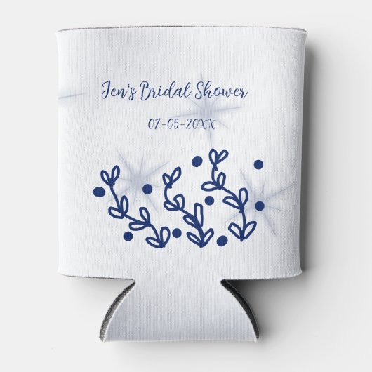 ブルースター離れズラグジュア王室のリーブライダルシャワー 缶クーラー (正面)