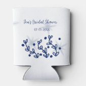 ブルースター離れズラグジュア王室のリーブライダルシャワー 缶クーラー (裏面)