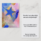 ブルースターACEOの芸術家のトレーディングカード 名刺 (正面/裏面)