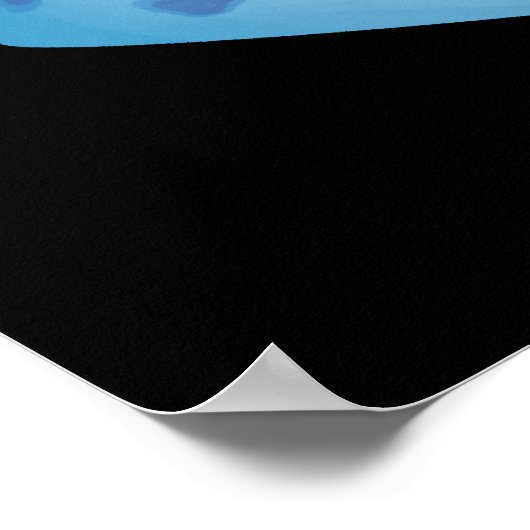 ブルースチーズフードッおもしろいプンダークBG ポスター (角)