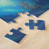 ブルースチームパンクフクロウ ジグソーパズル (側面)