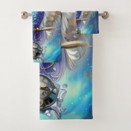 ブルースチームパンクフクロウ バスタオルセット