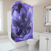 ブルースティライズドコロラベンドアップ花びら シャワーカーテン (インサイチュ)