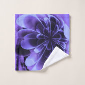 ブルースティライズドコロラベンドアップ花びら バスタオルセット (ウォッシュタオル)