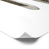 ブルースティレット靴アート ポスター (角)