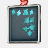 ブルースティングレイ メタルオーナメント (左)