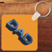 ブルースティールパパ キーホルダー (裏面)