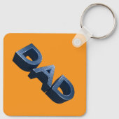 ブルースティールパパ キーホルダー (裏面)