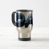 ブルースティールパパ トラベルマグ (正面左)
