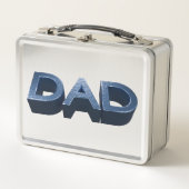 ブルースティールパパ メタルランチボックス (正面)