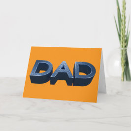 ブルースティール・ダッド サンキューカード