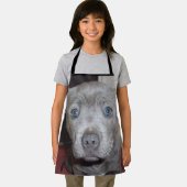 ブルーステイッフィー子犬、キッズフルプリントアポン エプロン (インサイチュ)