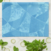 ブルーステイングラスのキッチンタオル キッチンタオル (折り畳み)