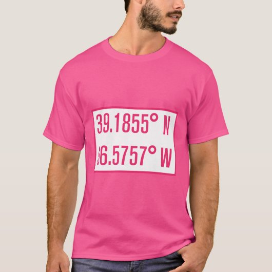 ブルーステムビストロピンク Tシャツ (正面)