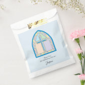 ブルーステンドグラス第一聖体拝領バッグ フェイバーバッグ (封をした状態)