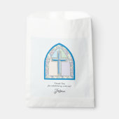 ブルーステンドグラス第一聖体拝領バッグ フェイバーバッグ (正面)