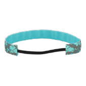 ブルースデジタル迷彩柄パターン アスレチックヘッドバンド (裏面)