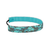 ブルースデジタル迷彩柄パターン アスレチックヘッドバンド (左)