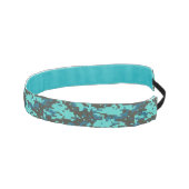 ブルースデジタル迷彩柄パターン アスレチックヘッドバンド (右)