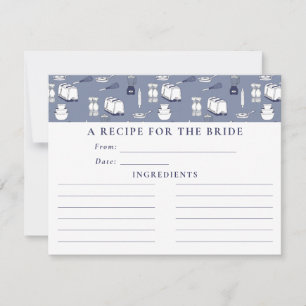 ブルーストックザキッチンブライダルシャワーレシピカード