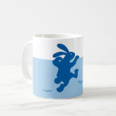 ブルーストブルーラビットマグ コーヒーマグカップ (正面左)