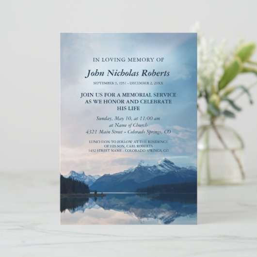 ブルーストライキングマウンテンレイクメモリアル 招待状 (スタンド正面)