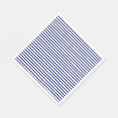 ブルーストライプのパジャマ&パンケーキランチナプキン スタンダードランチョンナプキン (角)