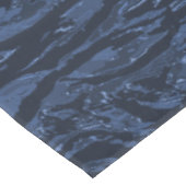 ブルーストライプの迷彩柄 テーブルクロス (アングル)