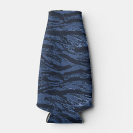 ブルーストライプの迷彩柄 缶クーラー