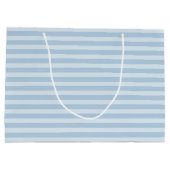 ブルーストライプティーンテディベア&スター ラージペーパーバッグ (裏面)