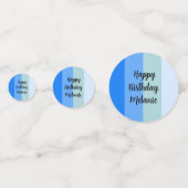 ブルーストライプハッピーバースデー コンフェッティ (裏面)