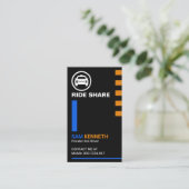 ブルーストライプ共有イエロータブライド 名刺 (スタンド正面)