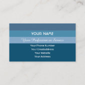 ブルーストライプ国際的ランゲージハロービジネス 名刺 (裏面)